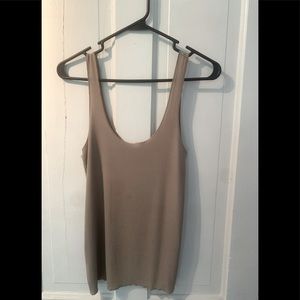 Zara Slouchy Ribbed Tank